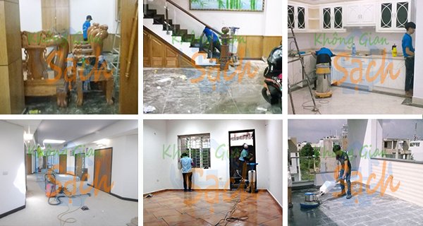 Dịch vụ vệ sinh sau xây dựng